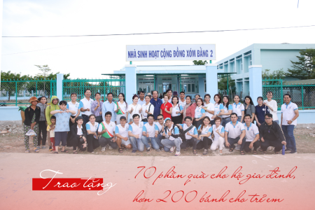 Quỹ Thiện nguyện Hạnh phúc và Cộng đồng JBN trao 70 phần quà đến các hộ gia đình tại Ninh Thuận